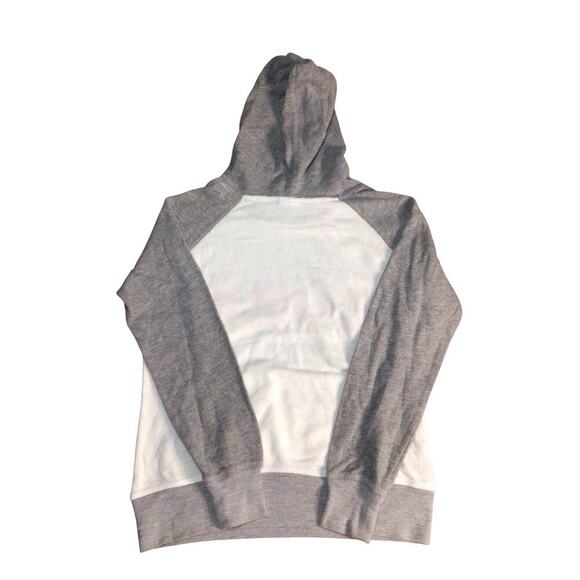 Majestic Chicago Cubs Gray White Baseball Pullover Hoodie Sweatshirt Small - Picture 2 of 9
